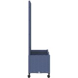  Vrtni saksija s rešetkom i kotačima Plavo Sivo 80 x 40 x 146 cm | shoptok.hr