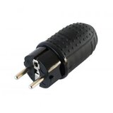 Commel 302 -Utikač gumeni sa kontaktom za uzemljenje C290 | ePonuda.com