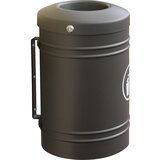 PROCITY Posoda za odpadke za uporabo na prostem ESTEREL, prostornina 40 l za namestitev na steno, sive barve Cene