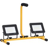 vidaXL LED reflektor z ročajem 2x30 W hladno bel | Shoptok.si