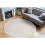Kayoom PREPROGA Z VISOKIM FLOROM 120/120 cm tkano siva | Shoptok.si