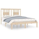  Okvir za krevet od masivnog drva 135 x 190 cm 4FT6 bračni | shoptok.hr