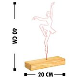 WALLXPERT decorative object figura ballerina copper | ePonuda.com