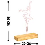 WALLXPERT Ukrasna figura Balerina, 20x40x4 cm | Eponuda.ba