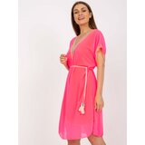 Italy Moda Dress-DHJ-SK-1508.12-fluo pink | Shoptok.si