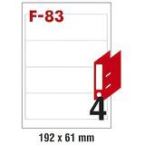  NALJEPNICA 192x61 FORNAX F-83 ,100/1 Cijene