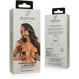 Bedroom Fantasies Spalnica Fantazije - ustni ščitniki z objemkami za bradavičke (srebrno-črne barve) | Shoptok.si