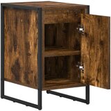 vidaXL Nočna omarica 2 pcs Dimni hrast 39,5 x 30 x 50 cm | Shoptok.si
