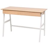Furnova Pisalna miza 110x55x75 cm barva hrasta in bela, (22044633) Cene