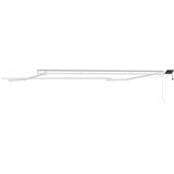  Okvir tende S LED lampica Bijelo 500 × 300 cm Aluminij | shoptok.hr