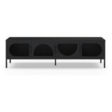 Marckeric Črna TV omarica 180x50 cm Tayra – | Shoptok.si