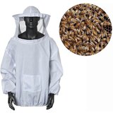 INORCO Bluza Costume Quipement De Protection Avec Chapeau Professionnel Anti Abeille Pour Apiculture Apiculteur Capuche Suprieure Rsistante Aux Abeilles, Bl, (21986443) | Shoptok.si
