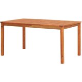 vidaXL vrtna miza 150x90x74 cm trden akacijev les | Shoptok.si