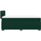 Box spring krevet s madracem tamnozeleni 90x190 cm baršunasti | shoptok.hr