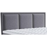 MID.YOU POSTELJA BOXSPRING 200 cm x 200 cm , tekstil temno siva | Shoptok.si