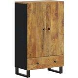 vidaXL Visoka komoda s ladicom 60x33x100 cm od drva manga i željeza | shoptok.hr