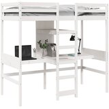  Okvir kreveta na kat bez madraca bijeli 75x190 cm borovina | Eponuda.com