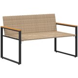  Klupa s jastukom Bež i krem bijela 115 x 65 x 72 cm Ratan | Eponuda.com