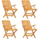  5-dijelni vrtni blagovaonski set od masivne tikovine | shoptok.hr