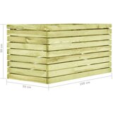 Posuda za cvijeće 100 x 50 x 50 cm od impregnirane borovine | shoptok.hr