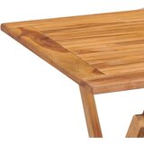 vidaXL 5-dijelni sklopivi vrtni blagovaonski set od masivne tikovine | shoptok.hr