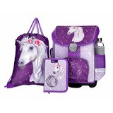 ABC123 Prvošolski set Samorog (3-delni), vijoličen | Shoptok.si