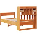  s regalom za knjige bez madraca 75 x 190 cm od borovine | shoptok.hr