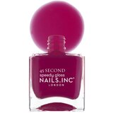 Nails Inc. 45 Second Speedy Gloss hitro sušeči lak za nohte odtenek Amelia 14 ml | Shoptok.si