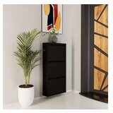 Hanah home Ormar za cipele 3 Piece Metal Black | ePonuda.com