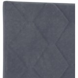  Boxspring krevet s madracem Tamnosiva 160 x 200 cm Baršun - Tamnosiva 160 x 200 cm Dizajn s rombovima | shoptok.hr