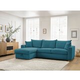Bobochic Paris Plava sklopiva kutna garnitura od samta (promjenjiva) Augustin – | shoptok.hr
