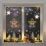vidaXL Božična luč Angel Silhouette 2 kosa 50 LEDs Warm White | Shoptok.si