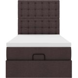 vidaXL otomanski okvir kreveta s madraca tamnosmeđi 90x200cm tkanine | shoptok.hr