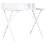  Pisalna miza bela 80x50x84 cm | Shoptok.si