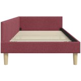 vidaXL Kutni okvir kreveta Ostalo boja crnog vina 90 x 190 cm | shoptok.hr
