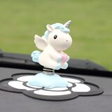 Dardanar Modri avto, dekoracija avtomobila, obrti, majava glava, risana lutka iz smole, (21125821) | Shoptok.si