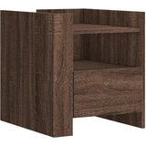  Noćni ormarić smeđa boja hrasta 45x50x50 cm konstruirano drvo | shoptok.hr