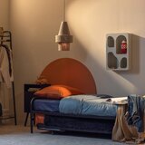 WOOOD Črna zložljiva postelja z letvenim dnom 90x200 cm Lucy – | Shoptok.si