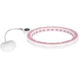 Rebel Active pametni kotač za mršavljenje Hula Hop s brojačem, klinovima i utezima 50 cm, ružičasti | shoptok.hr