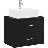  Set namještaja za kupaonicu Crni hrast Konstruirano drvo Crna 62,5 x 44,5 x 50 cm | Shoptok.si