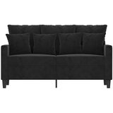  Dvosjed crni 120 cm baršunasti | shoptok.hr