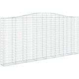  Lučne gabionske košare 3 kom 400x30x180/200cm pocinčano željezo | shoptok.hr
