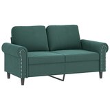  3-dijelni set sofa s jastucima tamnozeleni baršunasti | shoptok.hr