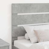  Uzglavlje s uzglavljem Betonski sivi 100 cm Konstruirano drvo | shoptok.hr
