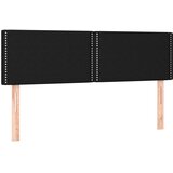 Maison Chic Posteljno vzglavje - Vzglavna omarica 2 kosa črno 72x5x78/88 cm blago, (22077479) | Shoptok.si
