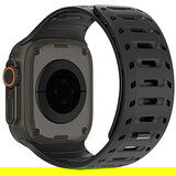 Dux ducis narukvica za sat cs magnetna silikonska za apple watch 42/44/45/46/49 mm crna | ePonuda.com