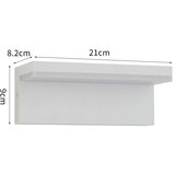  Brilagi - LED spoljašnje zidno svetlo TESSI LED/10W/230V belo IP54 | Eponuda.com