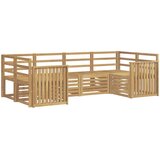  Set vanjskih sofa 6 pcs Bijela 245 x 128,5 x 73 cm | Eponuda.com