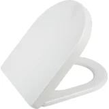 WC deska Taormina (počasno spuščanje, snemljiva, duroplast, bela)