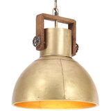  Industrijska viseća svjetiljka 25 W mjedena okrugla 40 cm E27 | shoptok.hr
